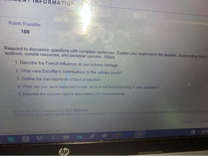 Upload Assignmen: (ission Questions Chapter 12