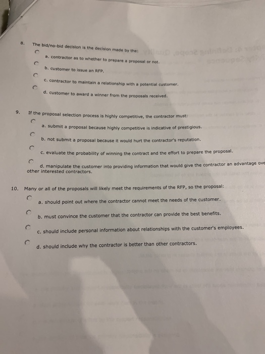 bido-bid decision is the decision made by the