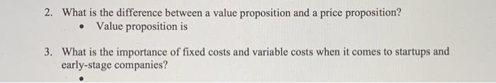2. What is the difference between a value
