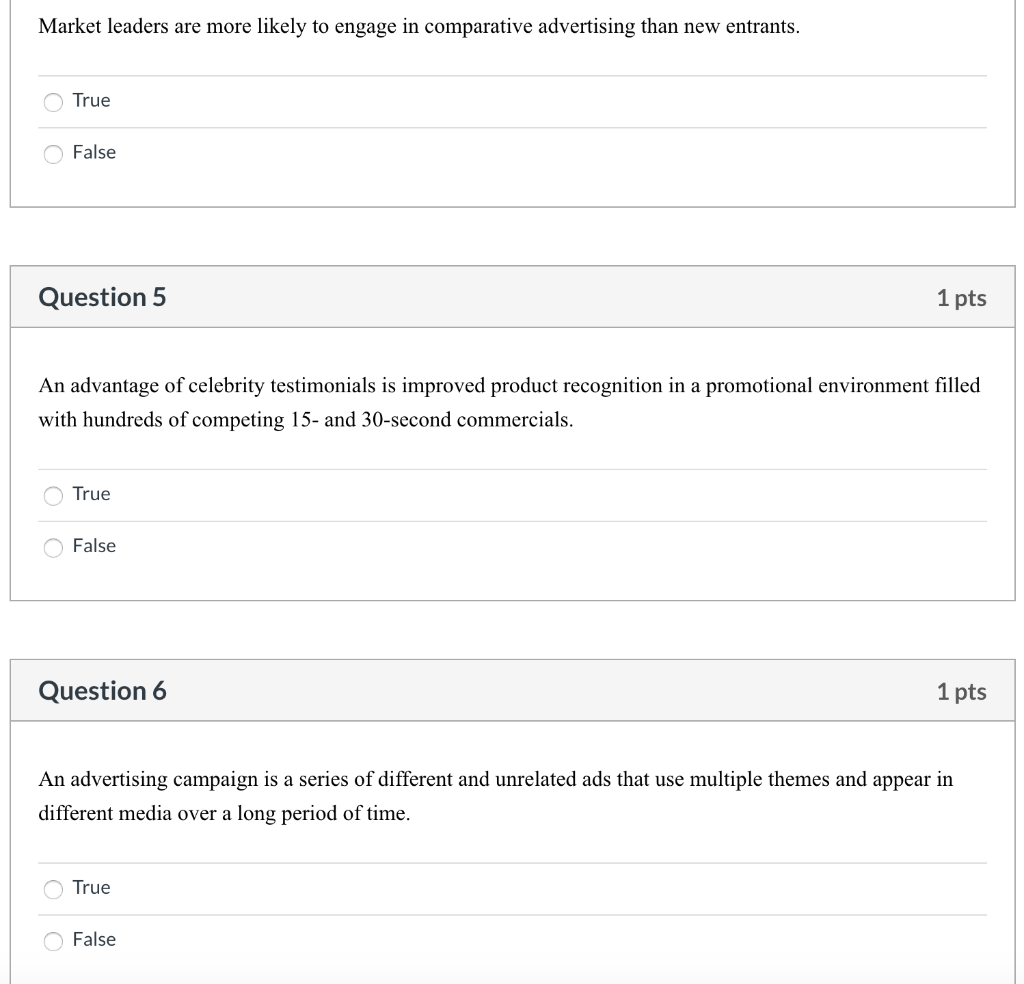 Market leaders are more likely to engage in
