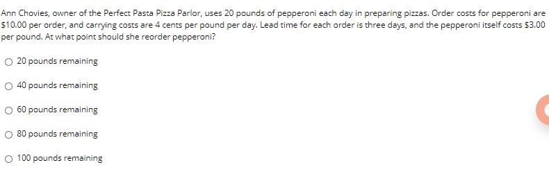 SHOW WORK Ann Chovies, owner of the Perfect Pasta