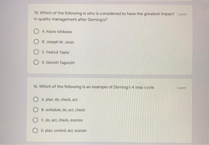 15. Which of the following is who is considered