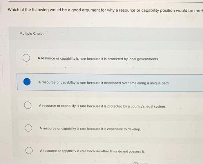 Which of the following would be a good argument