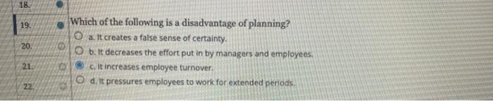18. 19. 20. Which of the following is a