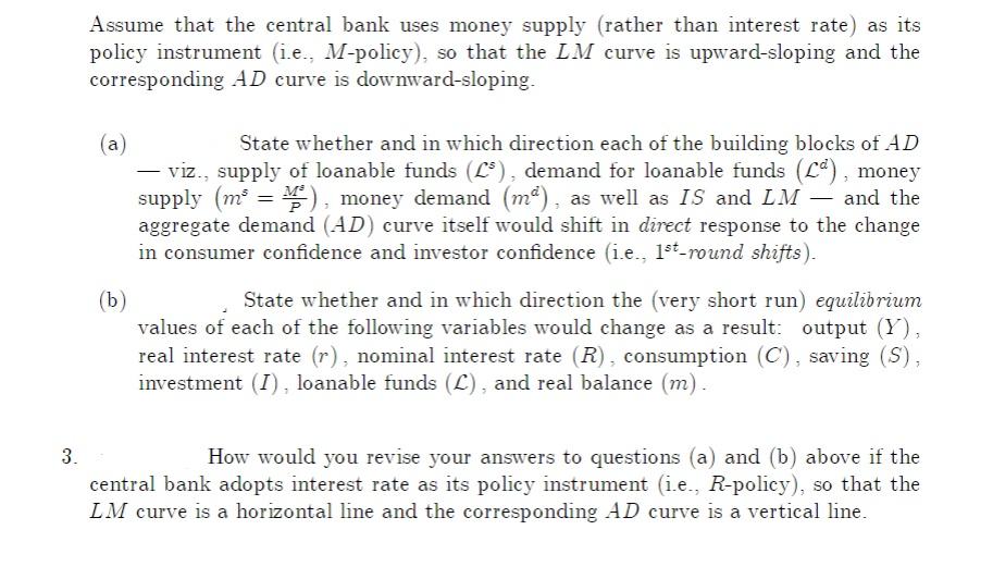 Background info: Consumers and investors are now