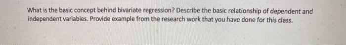 What is the basic concept behind bivariate
