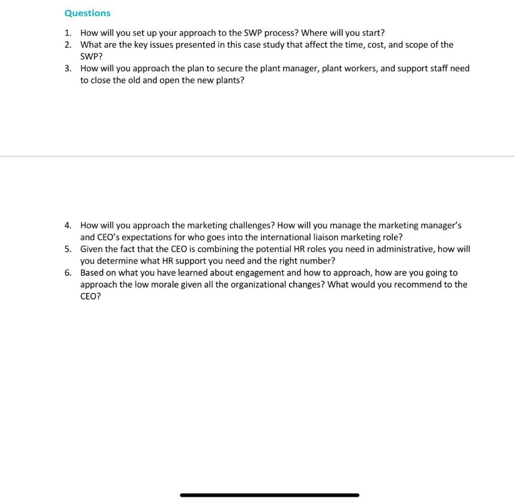 I need to answer Pro-Vector, Inc. Case Study #1 -