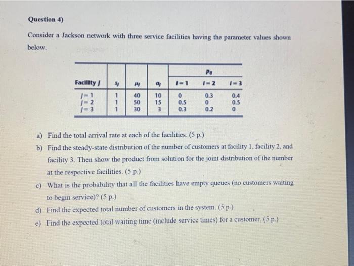 write in keypard please Question 4) Consider a