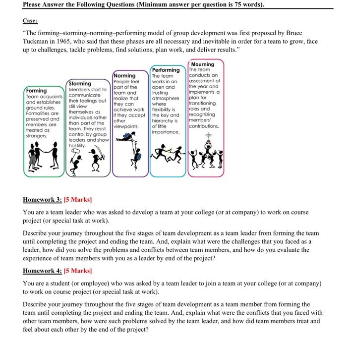 Please Answer the Following Questions (Minimum