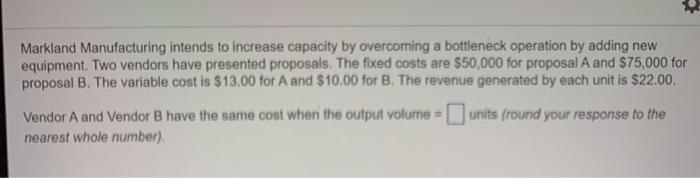 Markland Manufacturing intends to increase