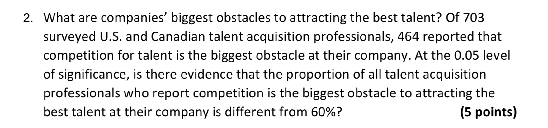 2. What are companies' biggest obstacles to
