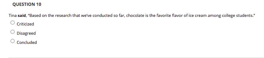 QUESTION 7 The tour guide said, "On the right,