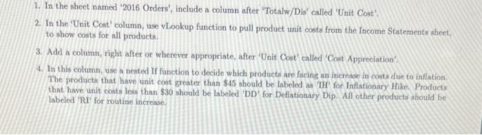 1. In the sheet named 