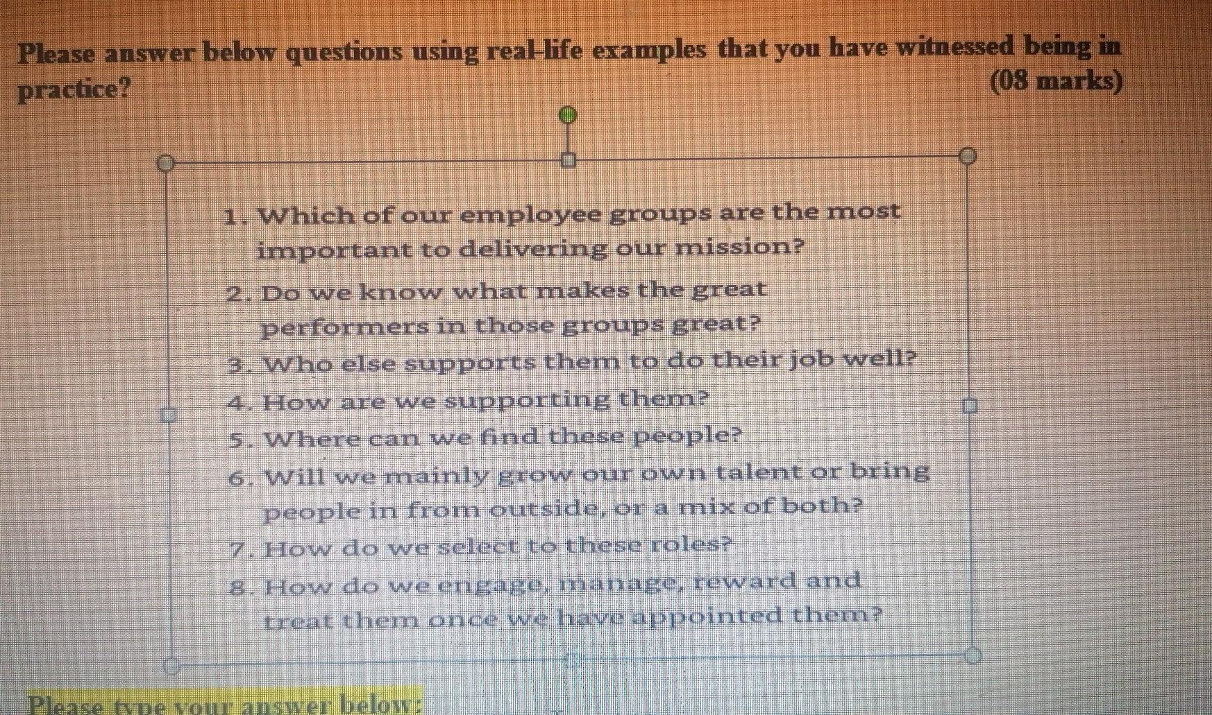 it is not a case study. that is all the question