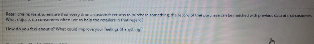 Retail chains want to ensure that every time a