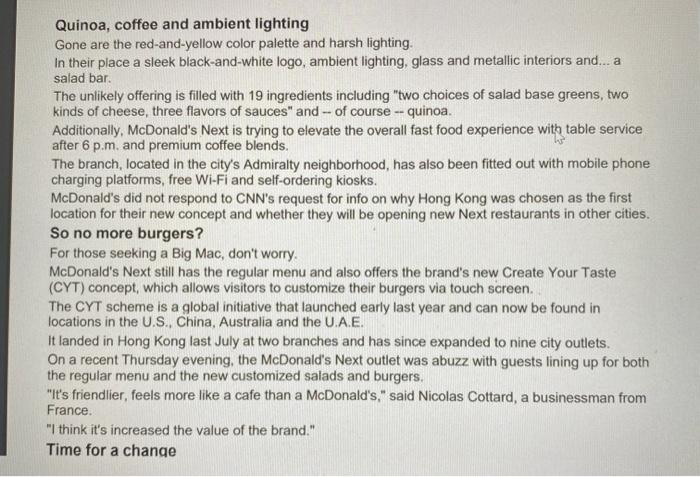 service marketing case study. need plagarism free