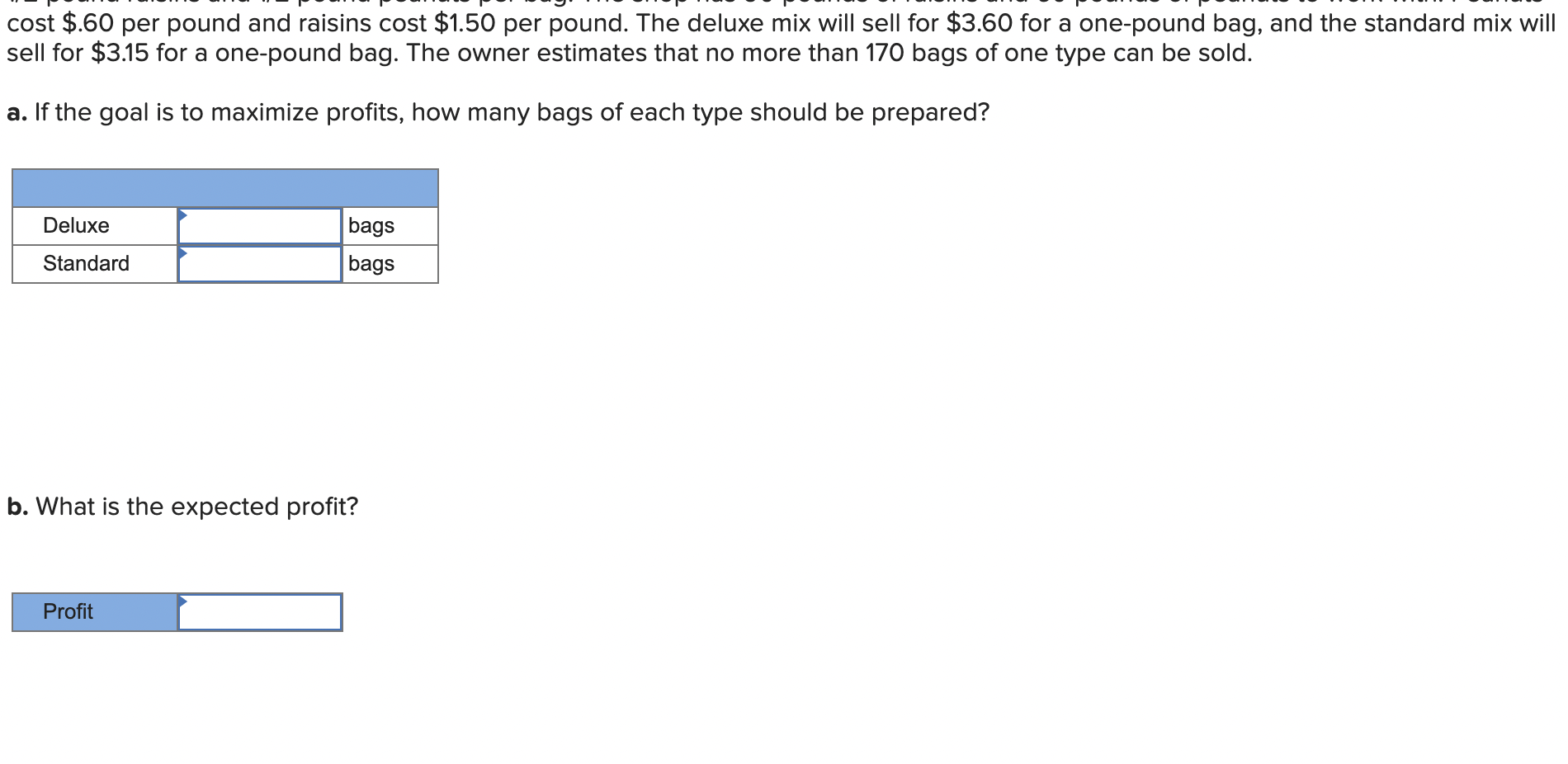 Assume you are the manager of Assembly, Inc. You