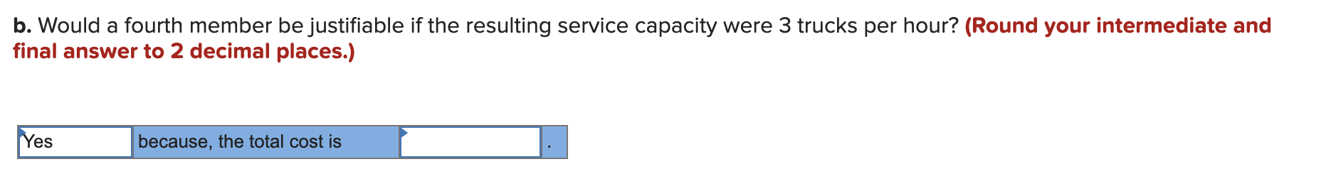Table 1 Table 2 Trucks arrive at the loading dock