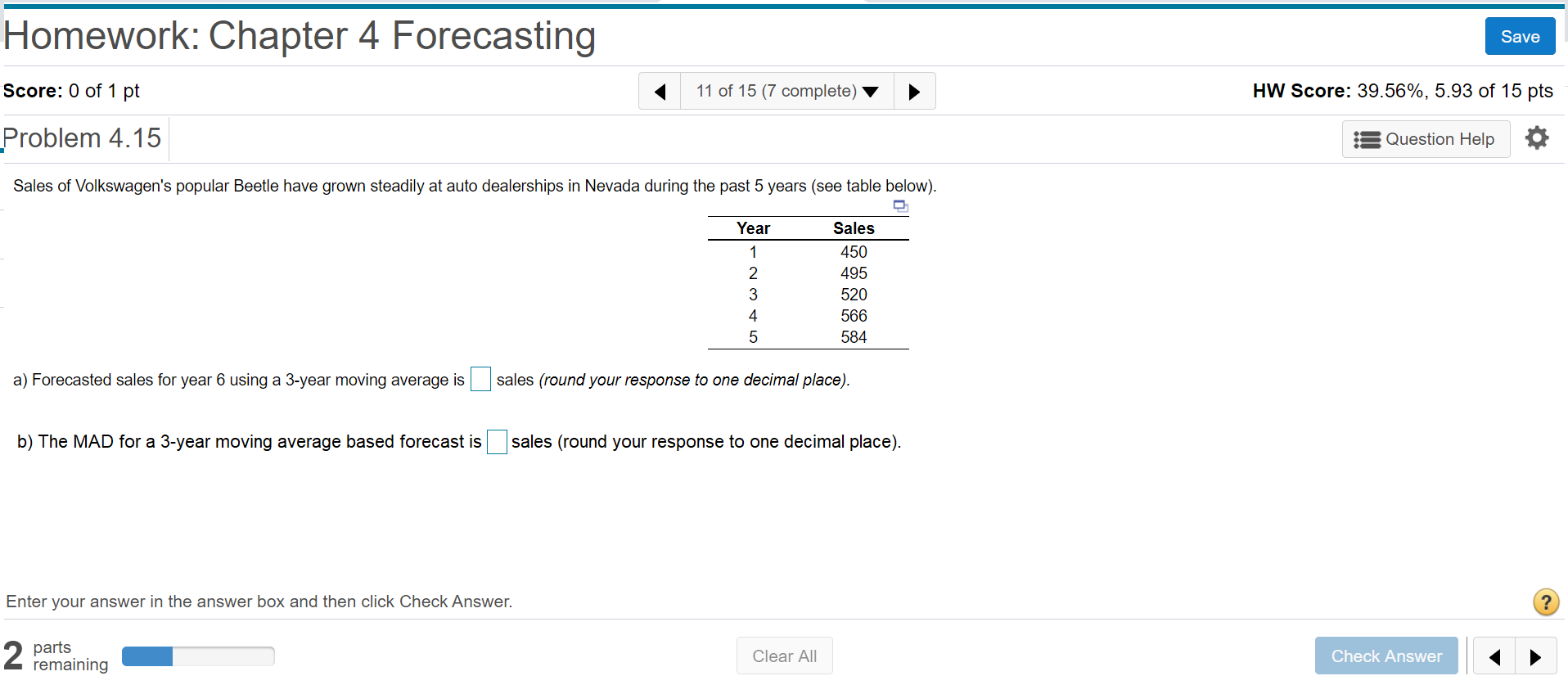 Sales of Volkswagen's popular Beetle have grown