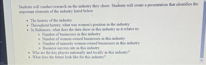 This is a Small Business Management course. I