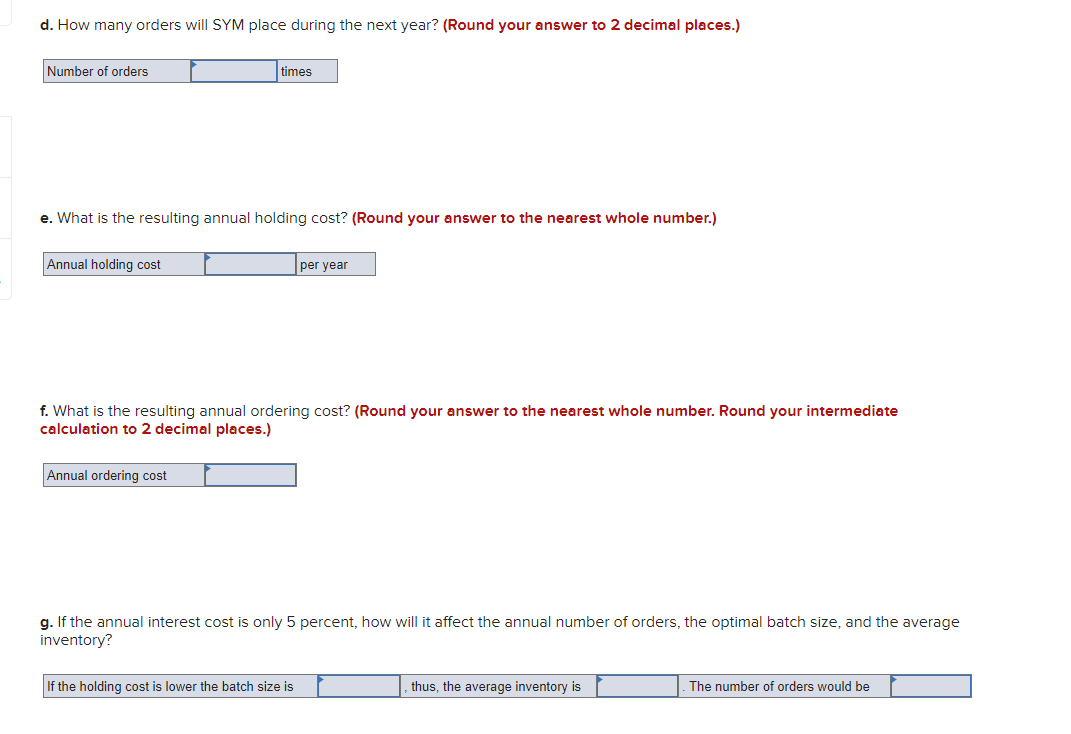 SY Manufacturers (SYM) is producing T-shirts in
