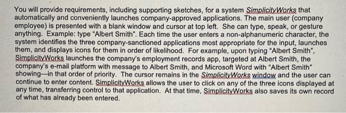thanks 4. Specify two use cases in tabular