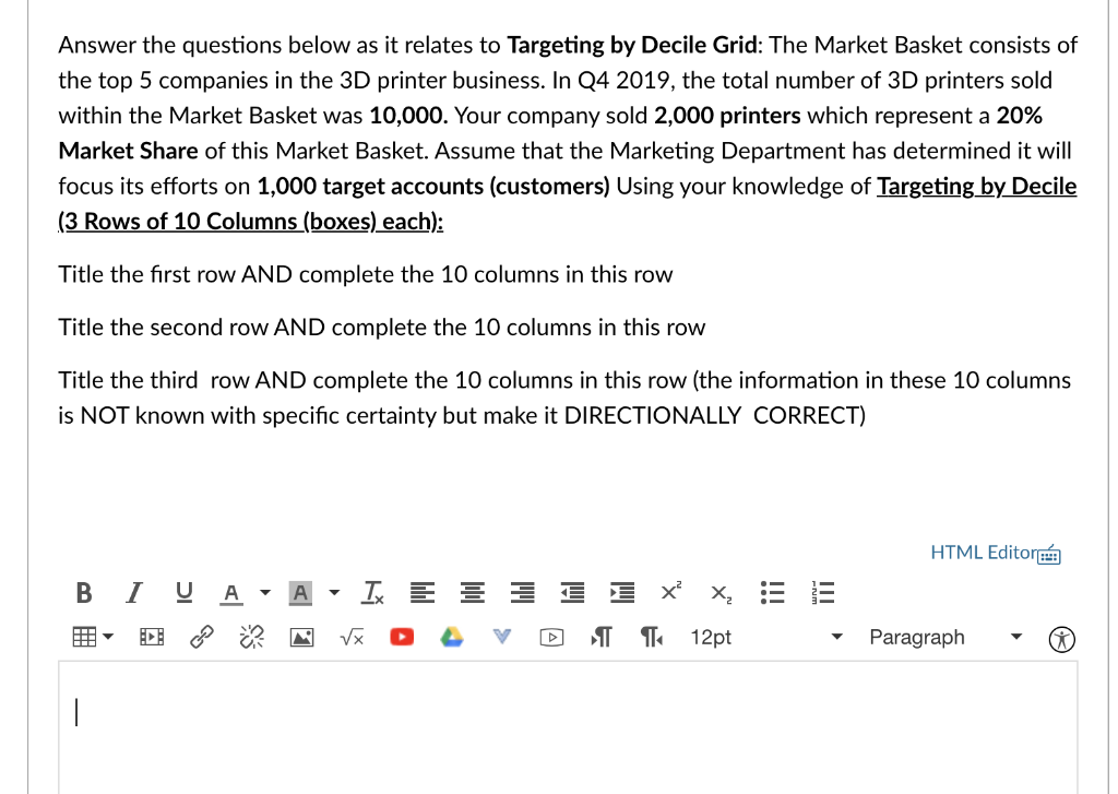 Answer the questions below as it relates to