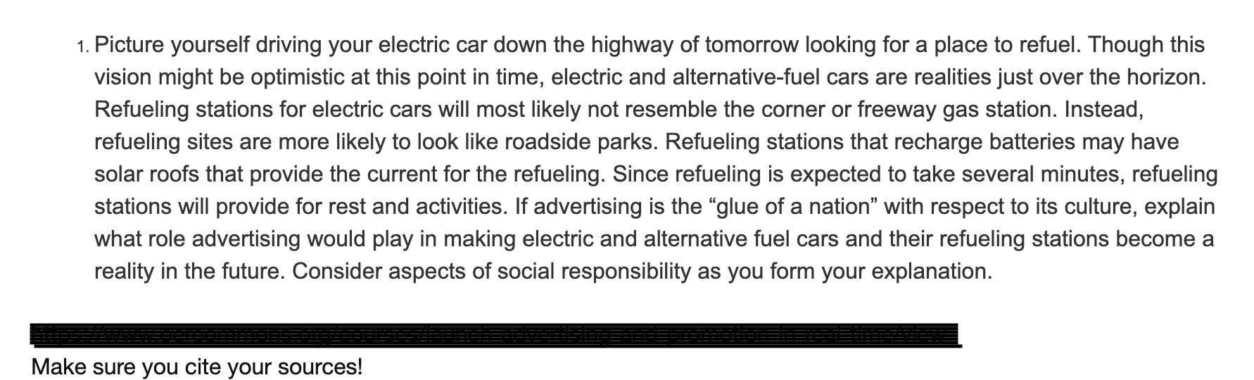 1. Picture yourself driving your electric car