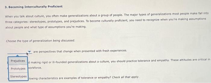 3. Becoming Interculturally Proficient When you