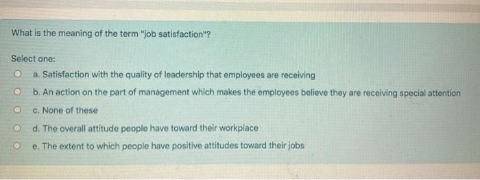 What is the meaning of the term "job