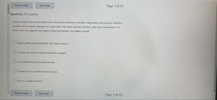 Previous Pace Next Pa Page 7 of 53 Question 7 5