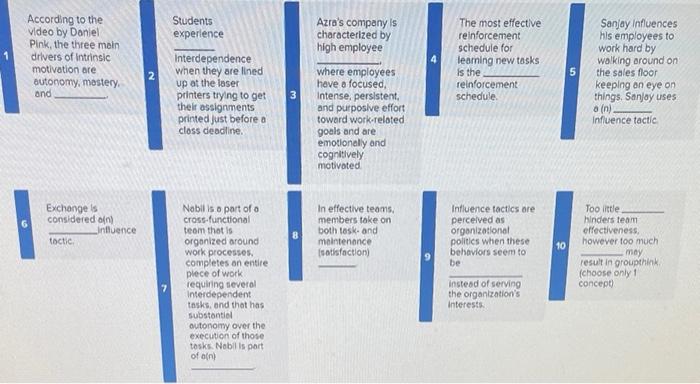 Match together \begin{tabular}{l|l} most