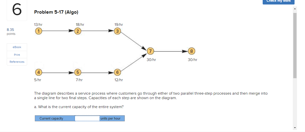 Check my work 6 Problem 5-17 (Algo) 13/hr 18/hr