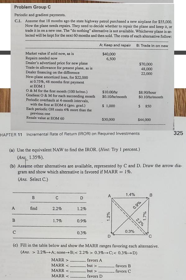 please solve with formulas not excell NAW is the
