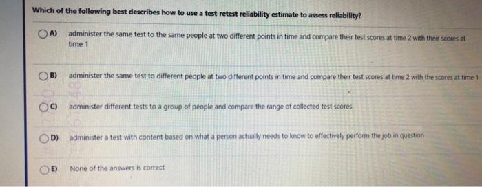 Which of the following includes five basic