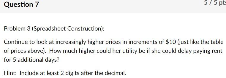 Problem 3 (Spreadsheet Construction): A coin
