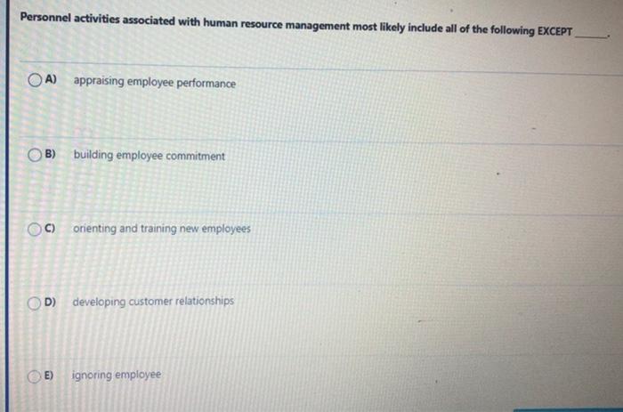 Which of the following includes five basic