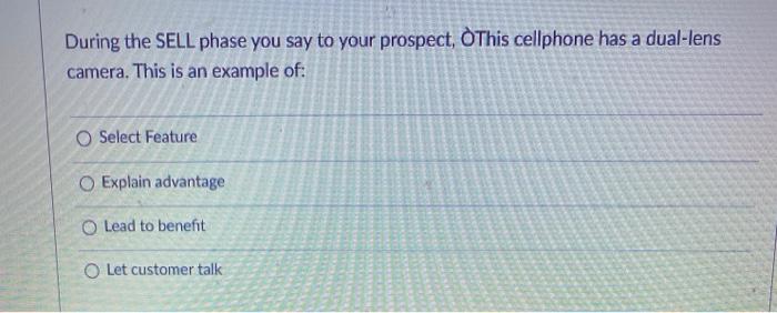 1 2 3 Even though the prospect had not yet agreed