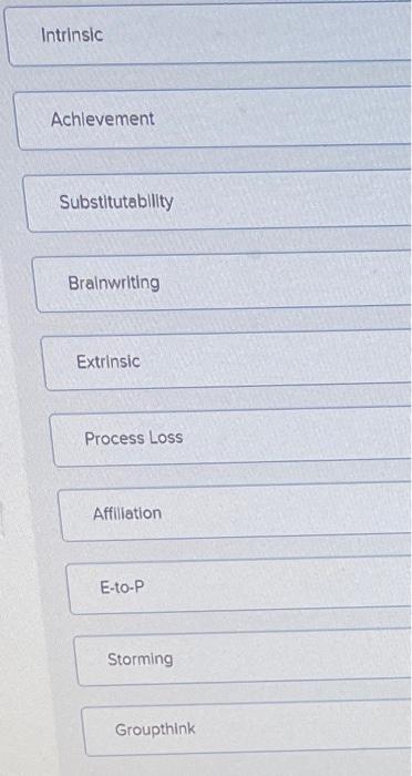 1 Intrinsic Achlevement Substitutablility