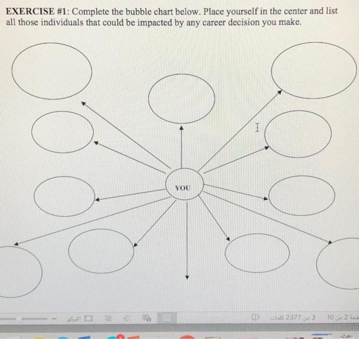 The career position is Marketing Manager EXERCISE