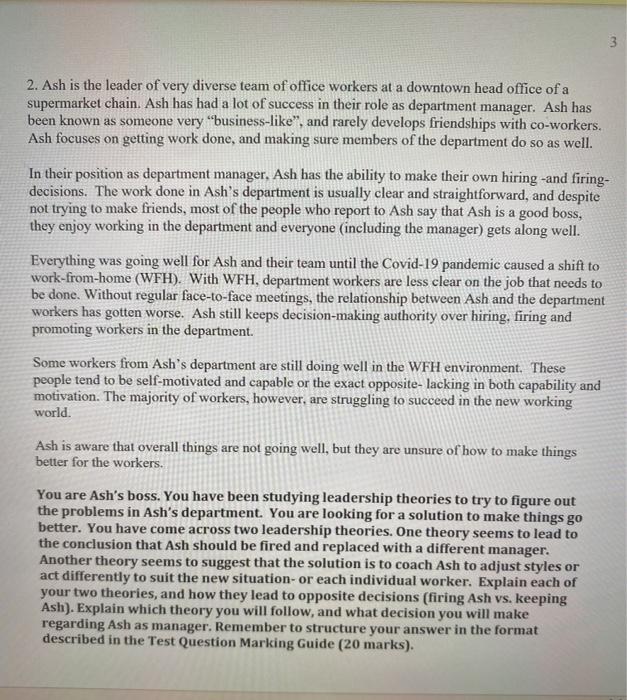 please answer this question using organizational