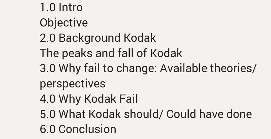 Kodak (Photograph Company) Your Assignment