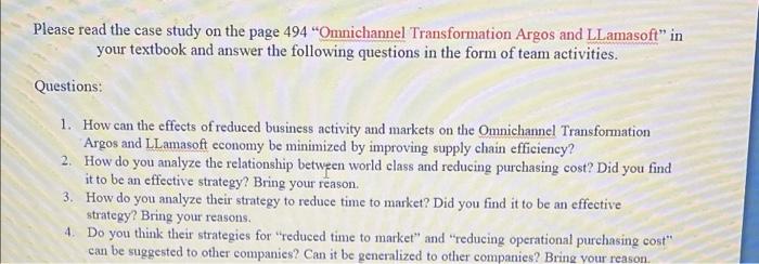 please solve the answers of this case study