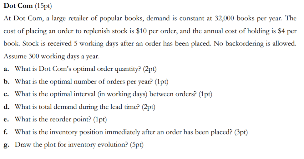 I need help with the last three e, f, and g. I
