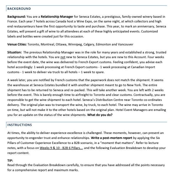 Evaluation Breakdown: Post-mortem After a problem