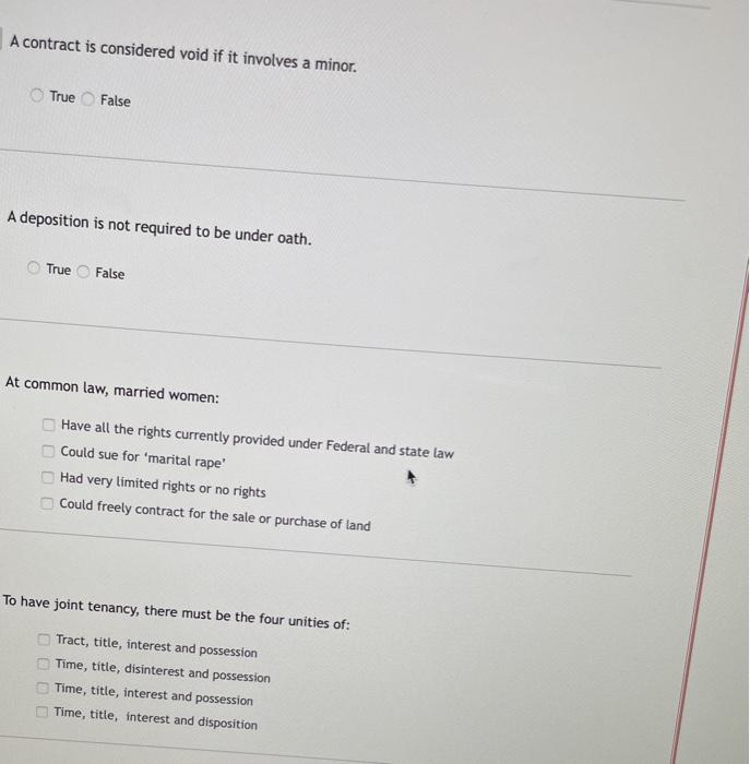 A contract is considered void if it involves a