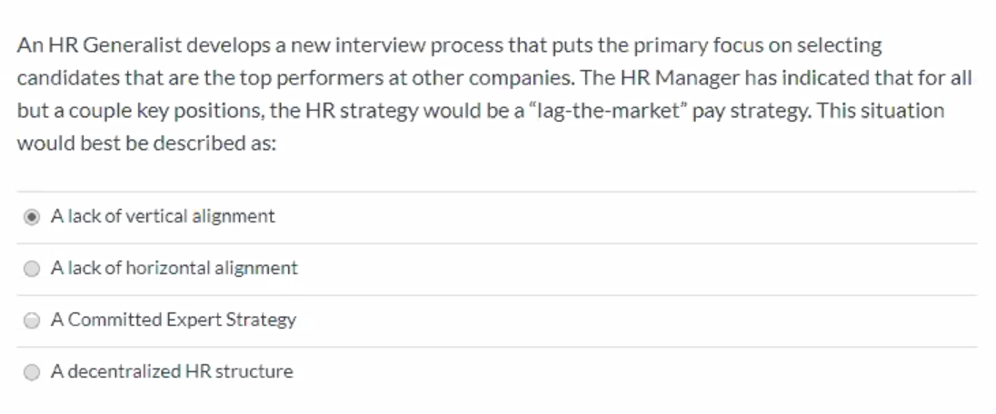 An HR Generalist develops a new interview process