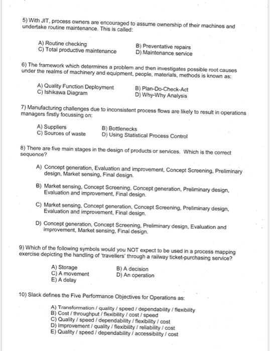 Choose the correct answer from the options for