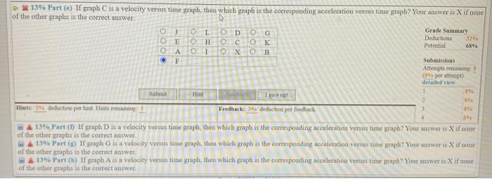 (6\%) Problem 11: Consider an object that moves
