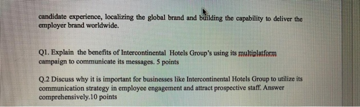 candidate experience, localizing the global brand